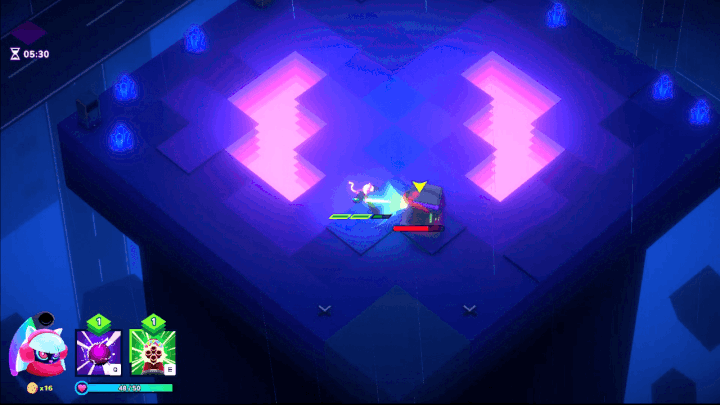 The Pink Robot action gameplay