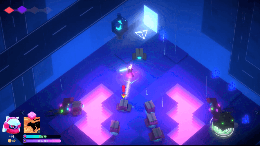 The Pink Robot skill gameplay